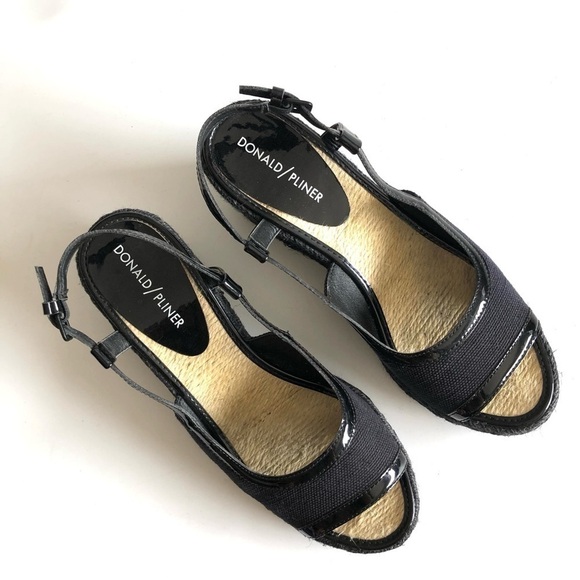 Donald J. Pliner Cheri Slingback Espadrille Wedge Sandals - Picture 3 of 10